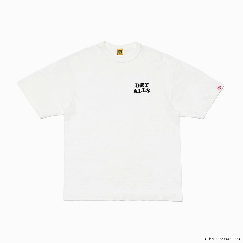 HUMAN MADE EDRYALLS Japanese Streetwear White Short Sleeve T-Shirt