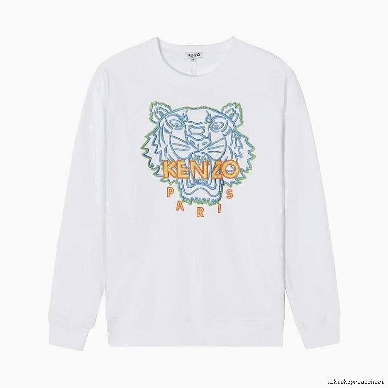 Kenzo Style Kc22 Tiger SweatShirt Color Pop Graphic