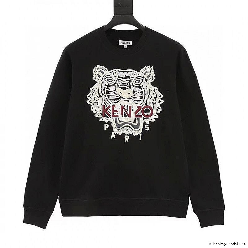 Kenzo Style Kc53 Tiger SweatShirt Warm Weather Graphic