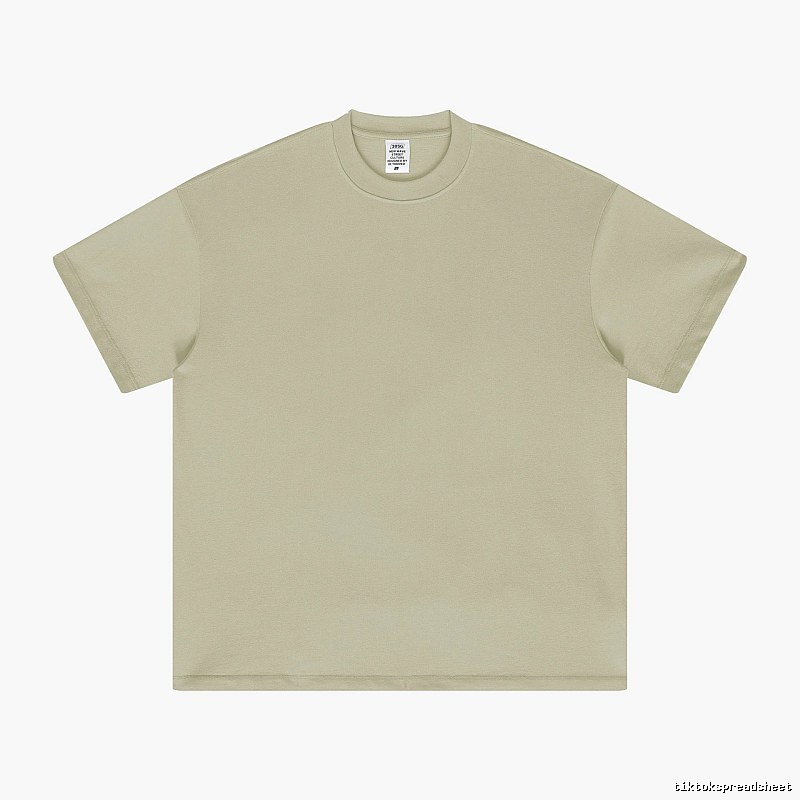 Lightweight Plain white T-shirt Minimal White Short for Trend Styling