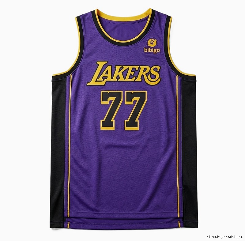 Los Angeles Lakers No. 77 basketball jersey