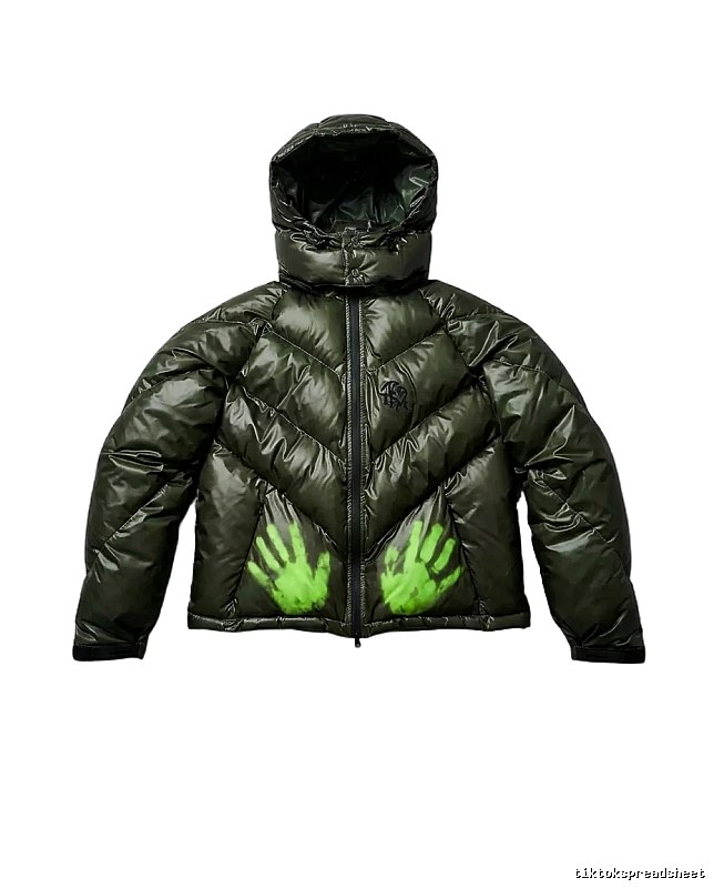 Mertra trendy brand luminous green down jacket