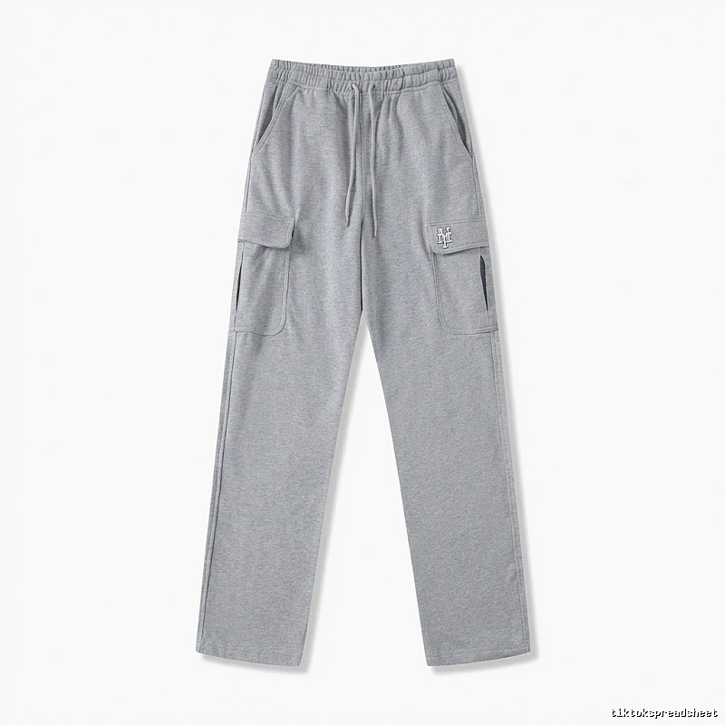 MLB utility-style grey long trousers