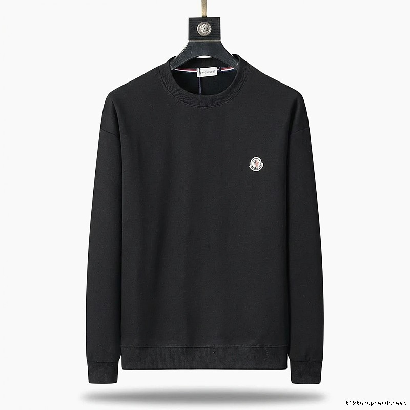 Moncler classic simple black sweatshirt