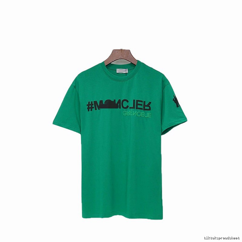 Moncler Grenoble Trendy Green Short-sleeve T-shirt