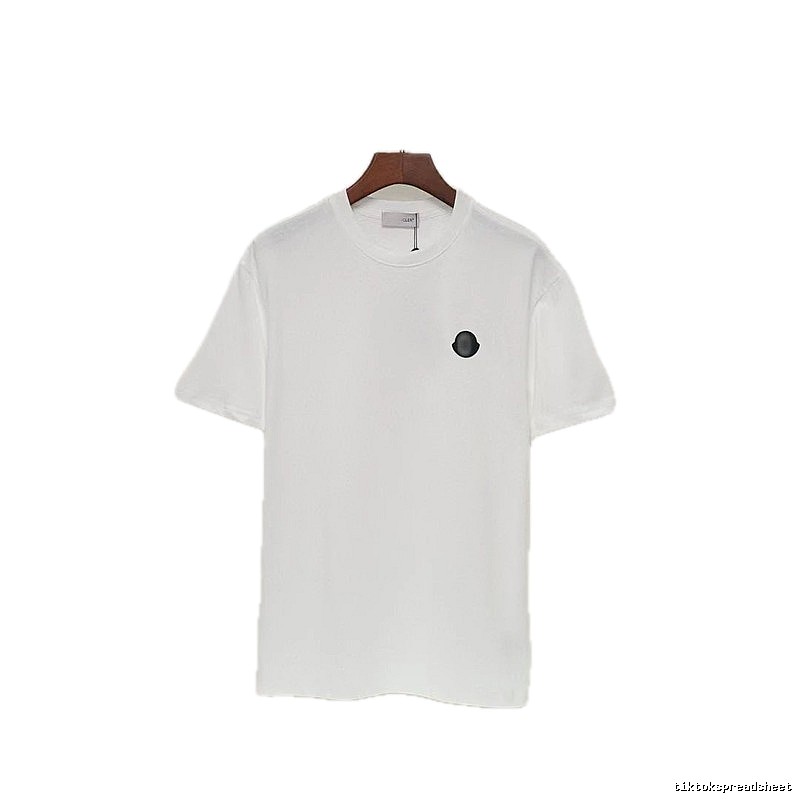Moncler Minimalist Casual Style White Short-sleeved T-shirt