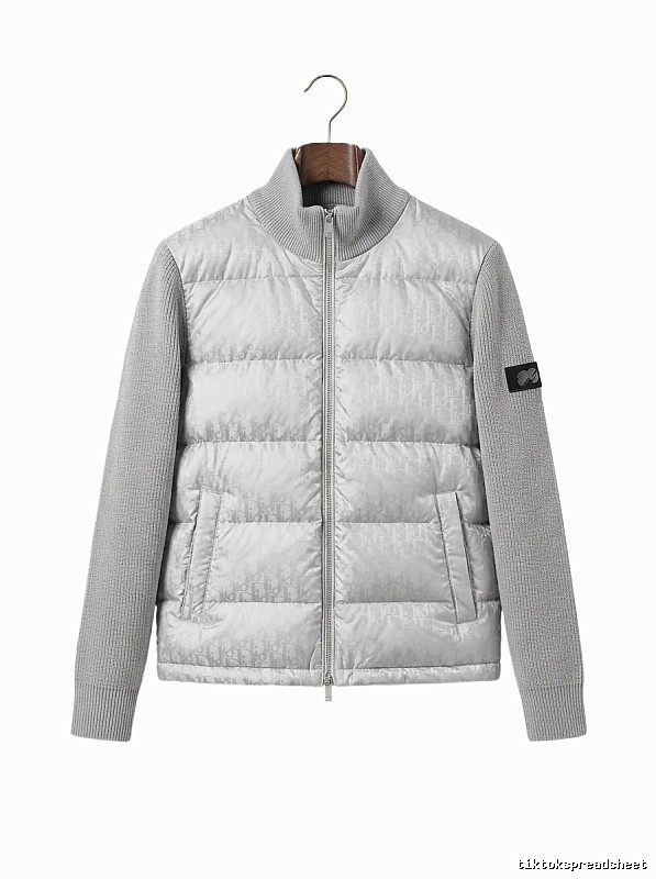 Moncler Silver Grey Trendy and Cool Down Jacket