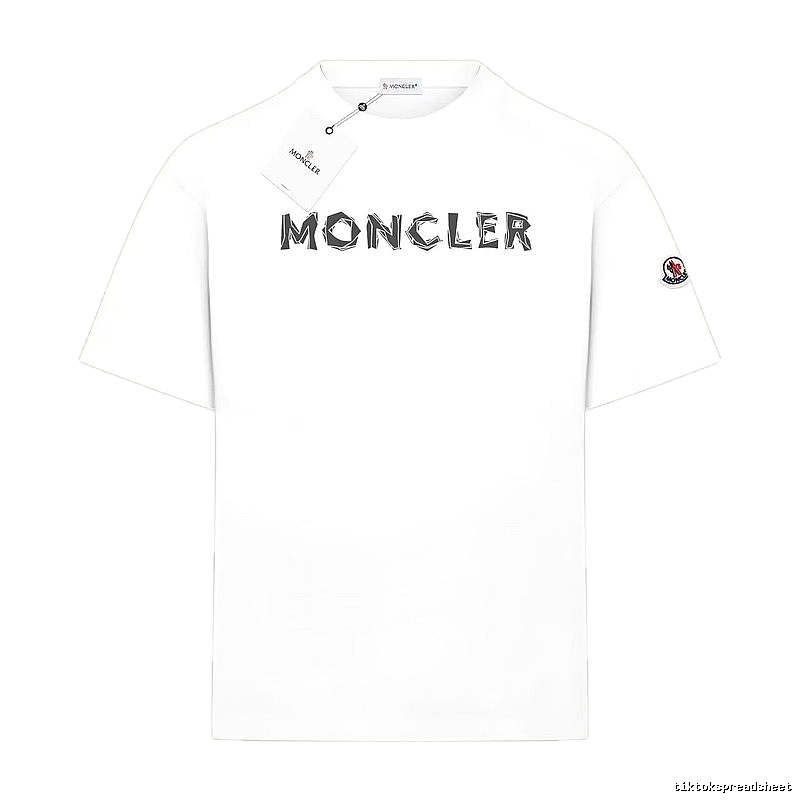 Moncler Simple and Fashionable White T-shirt