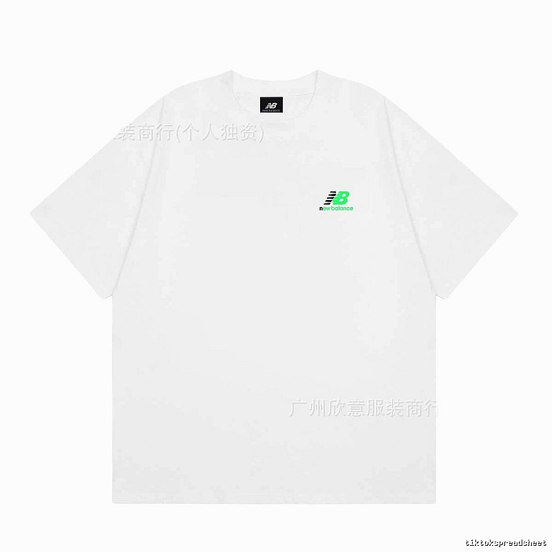 New Balance Casual Series Minimalist Style White T-Shirt