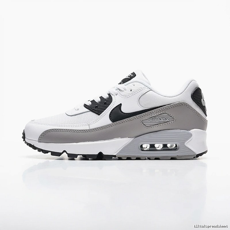 Nike Air Max retro-style gray and white sports shoes