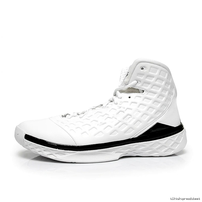 Nike retro black and white basketball shoes