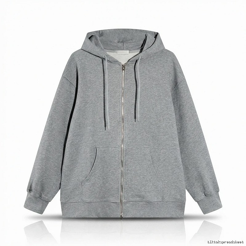 Other simple style hooded gray sweatshirt