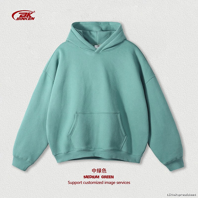 Premium Style Pullover hoodie Navy Blank Kangaroo for Resort Outfits