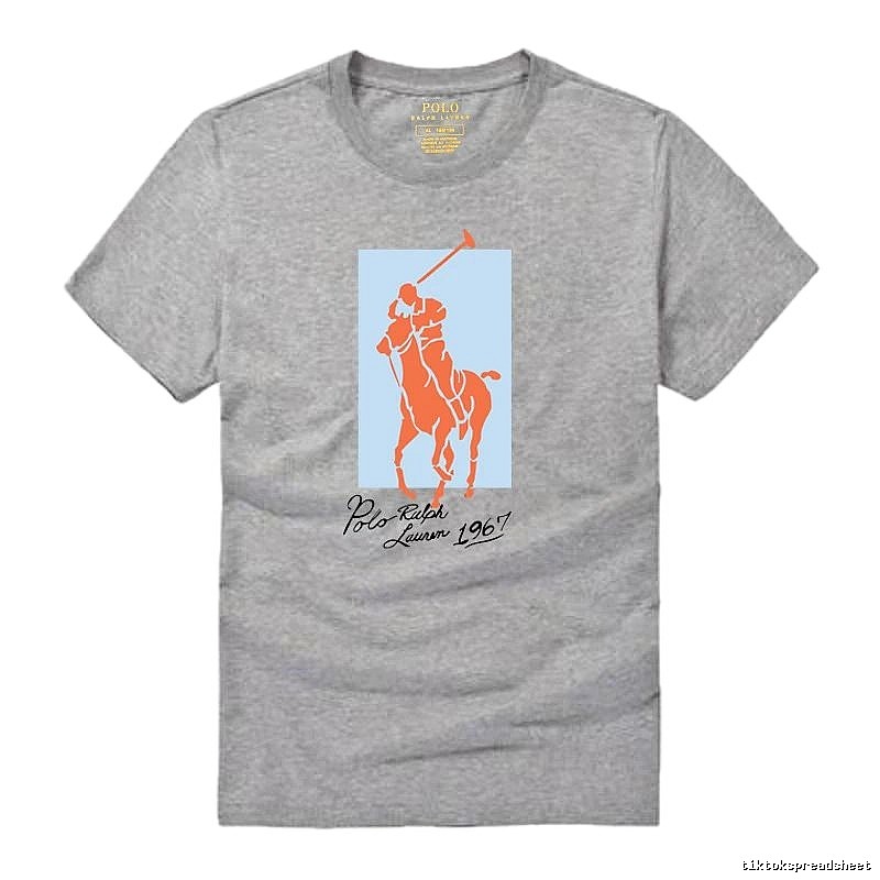 Ralph Lauren Polo Series Heather Gray T-shirt