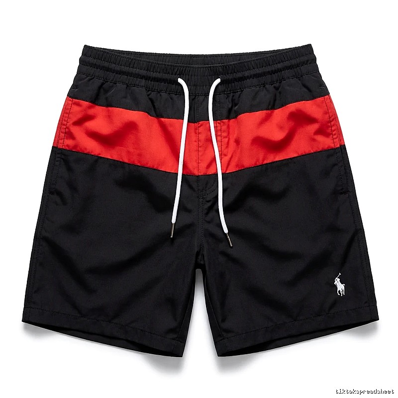 Ralph Lauren sporty black and red shorts