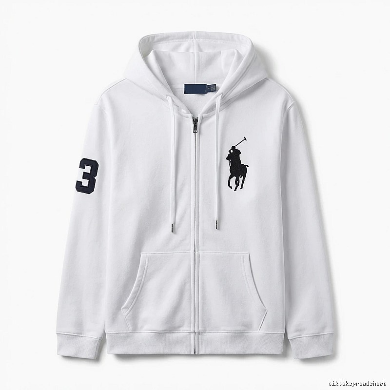 Ralph Lauren sporty white sweatshirt