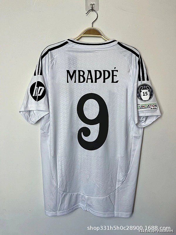 Real Madrid Statement Bellingham #5 soccer jersey White Real Madrid for Easy Pairing