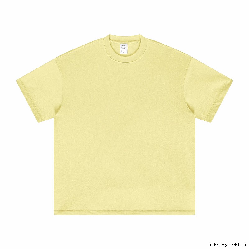 Relaxed Plain white T-shirt Minimal White Short with Designer-Inspired Detail