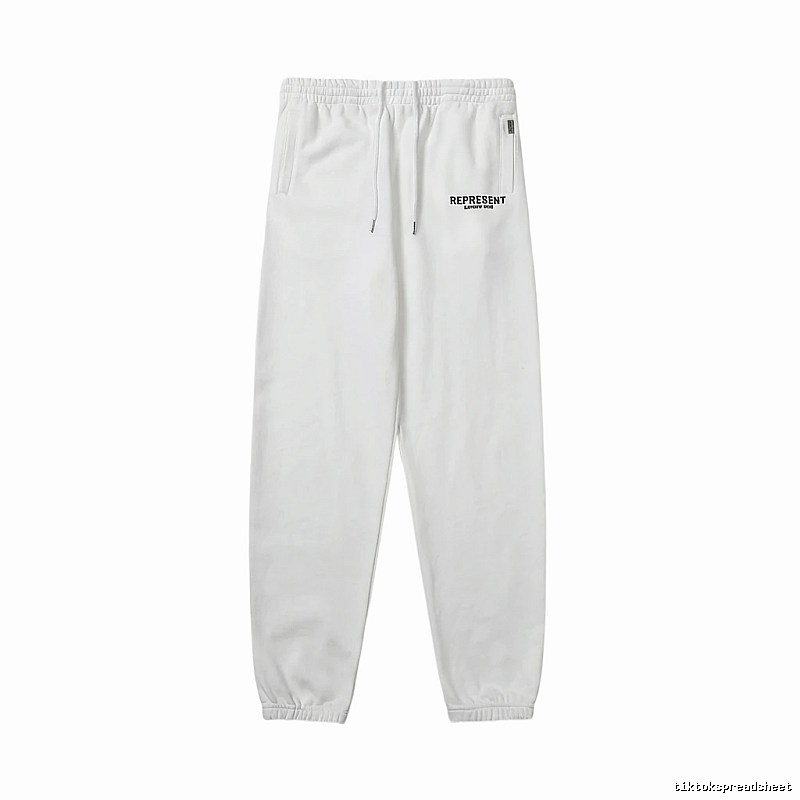 REPRESENT Basic White Sweatpants