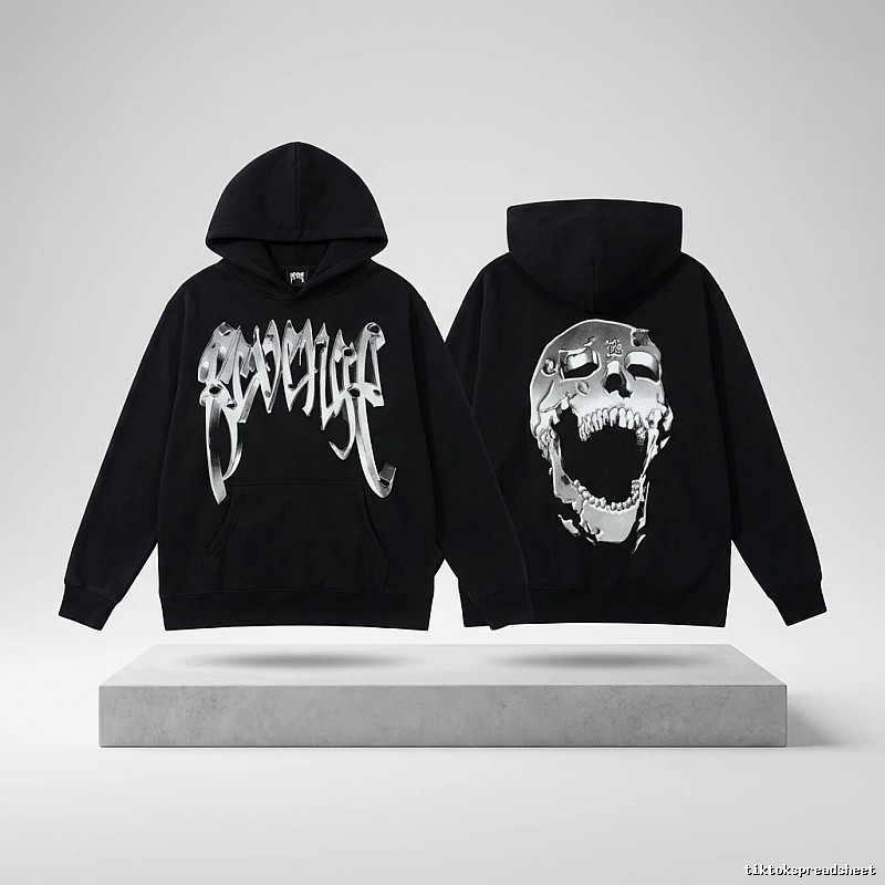 Revenge Skull Dark Style Hoodie