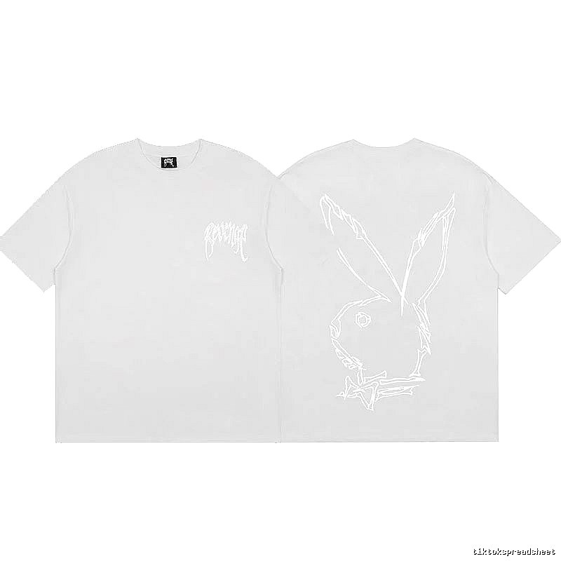 Revenge White Skull Graphic T-Shirt Logo Detail
