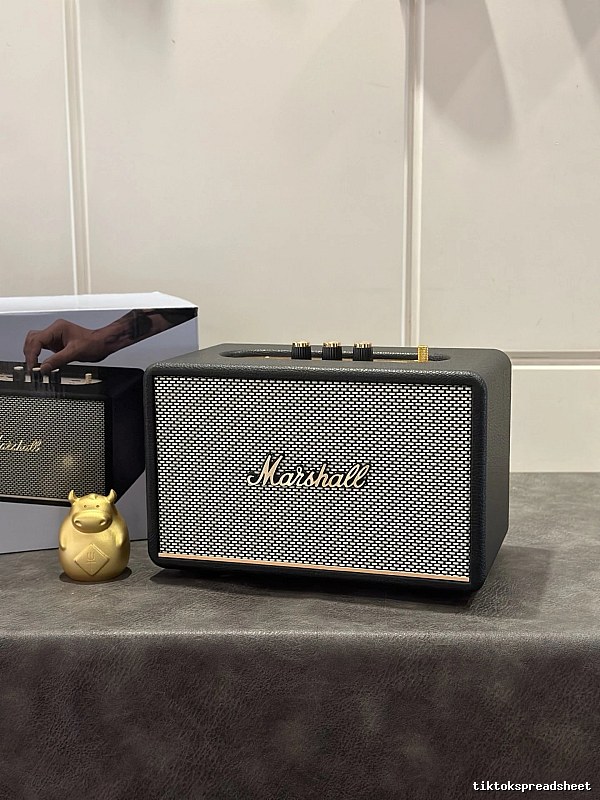 Speaker by Marshall with Cream Marshall Tabletop Speaker