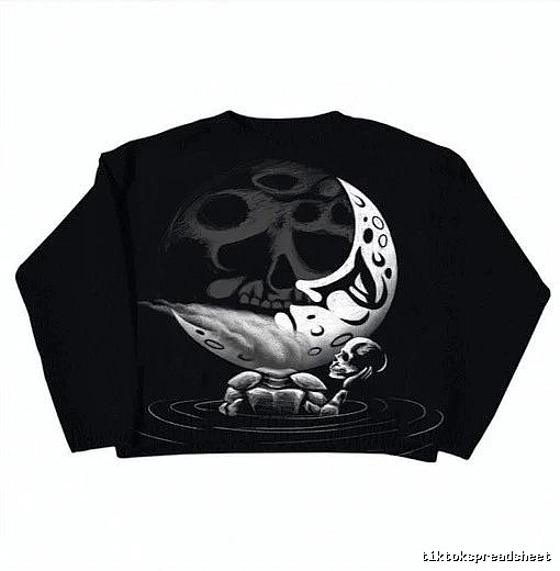 Sport Anime graphic sweater Black Knit Top for Warm Weather