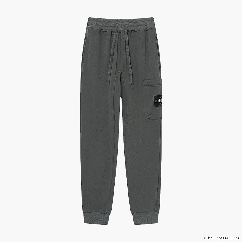 Stone Island Classic Street Style Dark Grey Jogger Sweatpants