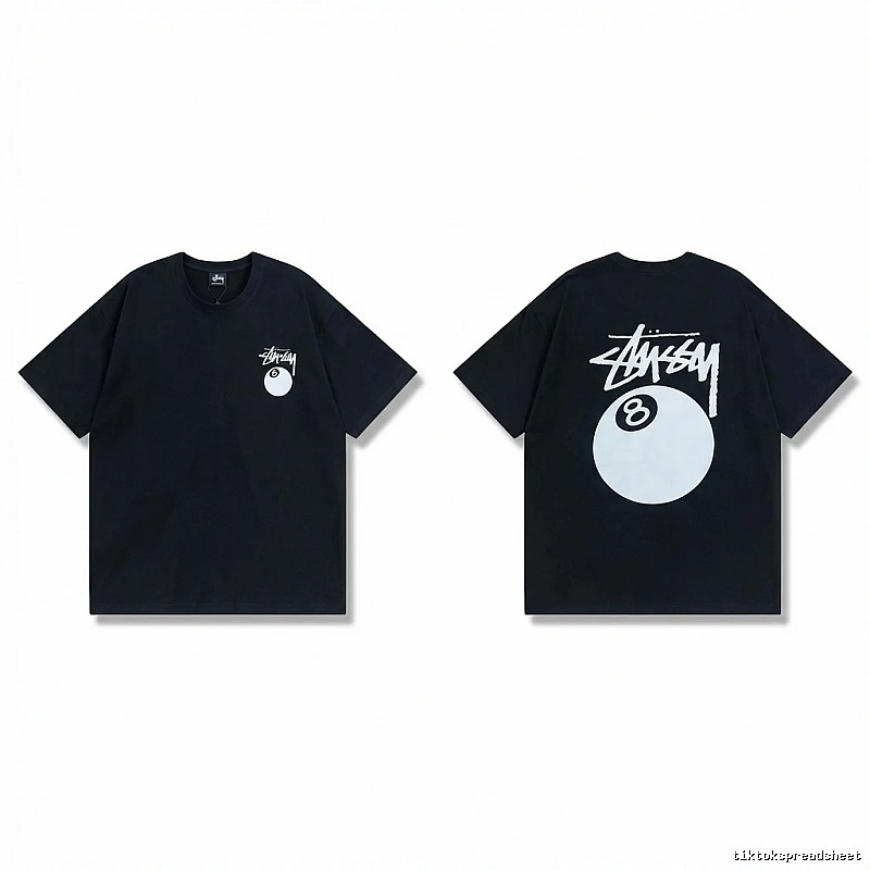 Stussy 8-Ball Series Black T-shirt