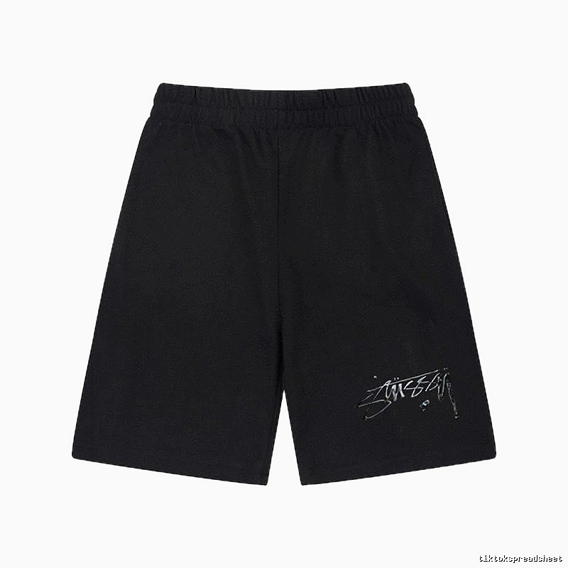 Stussy Basic Style Trendy Black Shorts