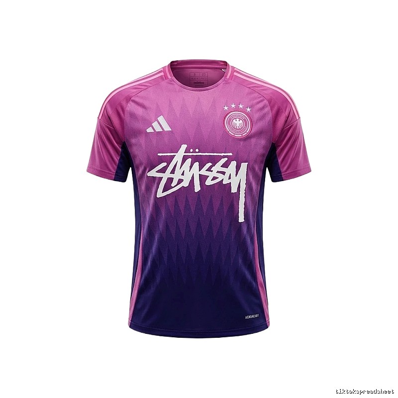 Stussy Gradient Style Pink-Purple T-shirt
