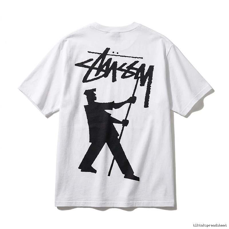 Stussy Graffiti Style White T-shirt