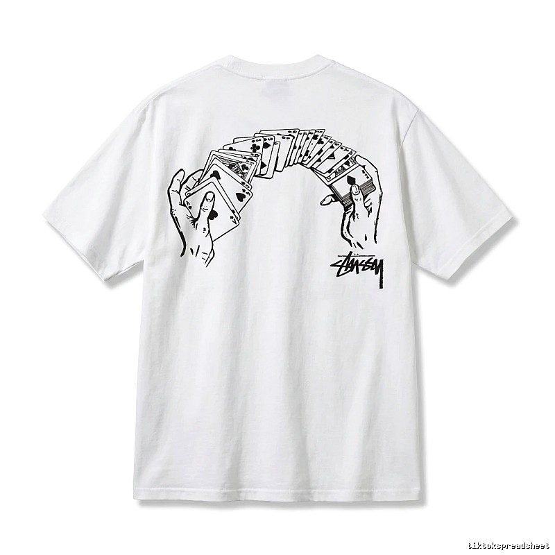 Stussy Poker Print Style T-shirt