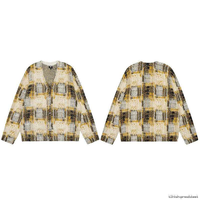 Stussy Yellow Swirl Graphic SweatShirt Warm Weather