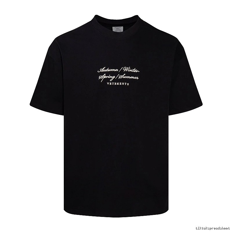 Summer Statement graphic T-shirt Black Colorful Lucky with Bold Graphic