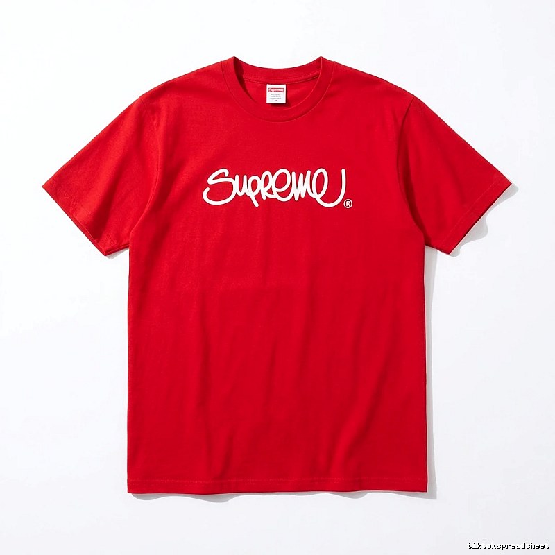 Supreme basic red T-shirt