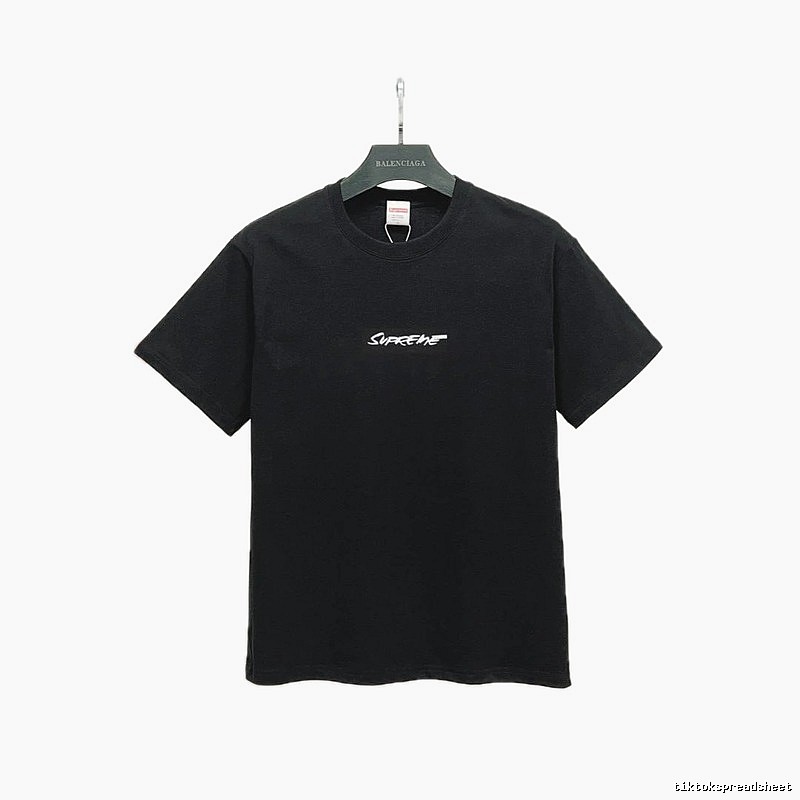 Supreme Printed Street-style Black T-Shirt