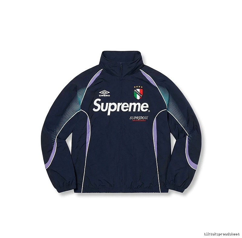 Supreme sporty dark blue jacket