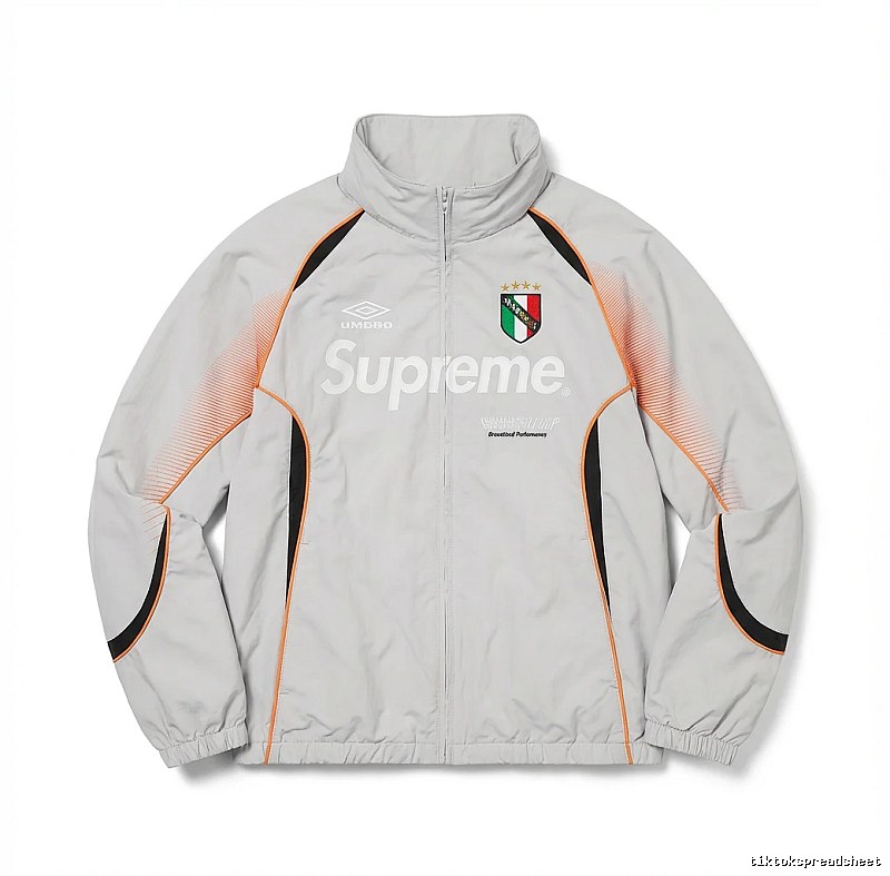 Supreme sporty light gray jacket