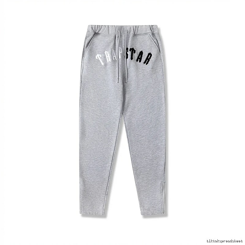 Trapstar Letter Trendy Brand Grey Sweatpants