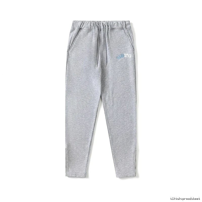 Trapstar minimalist light gray sweatpants