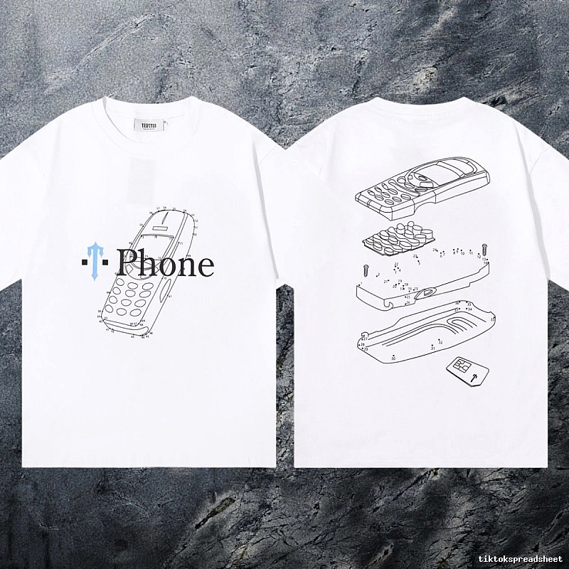 Trapstar Resort Keys graphic T-shirt Black White Key for Travel Looks