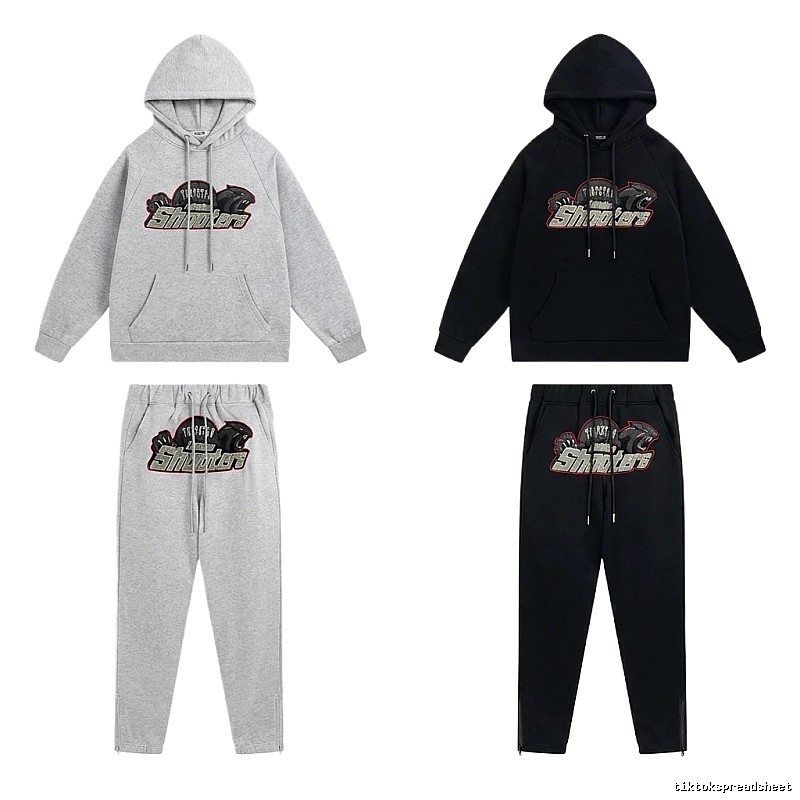 Trapstar sporty grey/black suit set