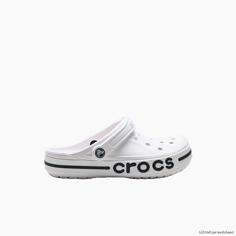 White trendy style of Crocs clogs