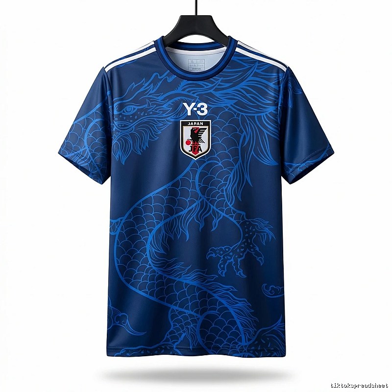 Y - 3 Tokyo Ghoul Series Deep Blue T - Shirt